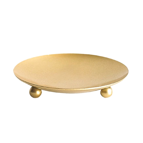 Candle Trays | Plates for Candles | Gold Finish | Black Finish