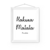 Hakuna Matata Art Print | Home Decor | Popular Quotes | Room Ideas | Unique Decor