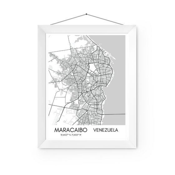 Maracaibo City Map Print | Poster City Map | Home Decor | Traveler Gift | 16 Designs Available
