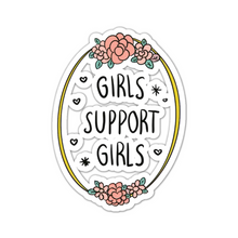  Girls Supports Girls Sticker