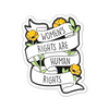 Women's Right are Human Rights Sticker