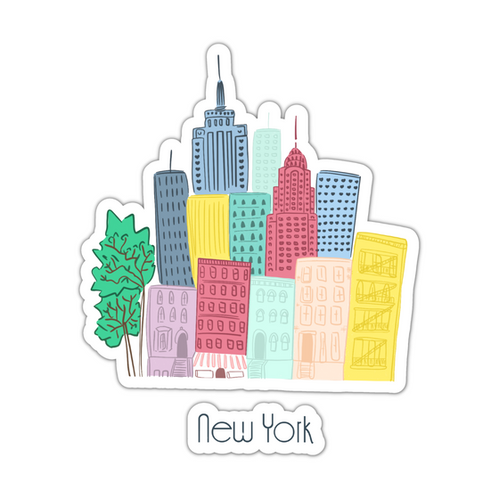 NYC Colorful Sticker