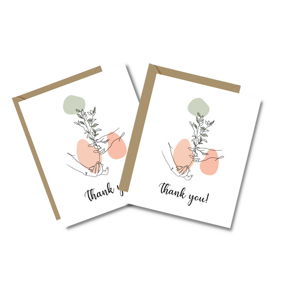 Thank You Boho Hands | Greeting Cards | Fun and Elegant Cards | Love Cards