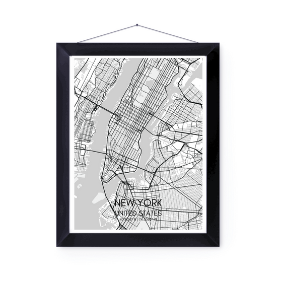 New York City Map Print | Poster City Map | Home Decor | 16 Designs Available