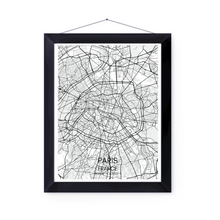  Paris City Map Print | Poster City Map | Home Decor | Traveler Gift | 16 Designs Available