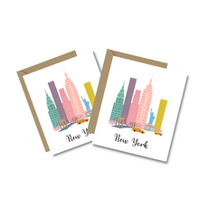  Pink New York City | Greeting Cards | Elegant Cards | NYC Cards | Travel Gifts