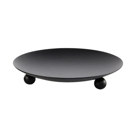 Candle Trays | Plates for Candles | Gold Finish | Black Finish