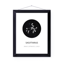  Sagittarius Sign Art Print | Home Decor | Zodiac Art Decor | Room Ideas | Perfect Gift