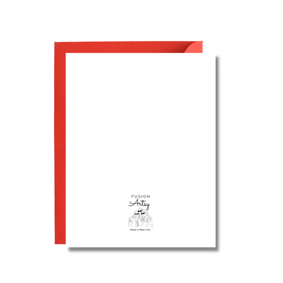 Happy Holidays Card | Christmas Cards | Minimalist Greeting Cards | Funny and Elegant Cards | Holiday Cards