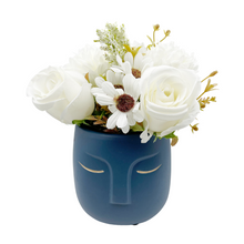  Blue Face Ceramic Vase | Flower Arrangement | Modern Decor | Home Decor | Unique Pieces
