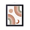 Double Rainbow Boho Art Print | Home Decor | Minimal Boho Print | Room Ideas | Boho Gallery | Abstract Art