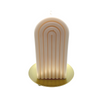 Candle Trays | Plates for Candles | Gold Finish | Black Finish