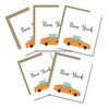 New York Taxi Cab Card | Cool Cards | NYC Cards | Travel Gifts
