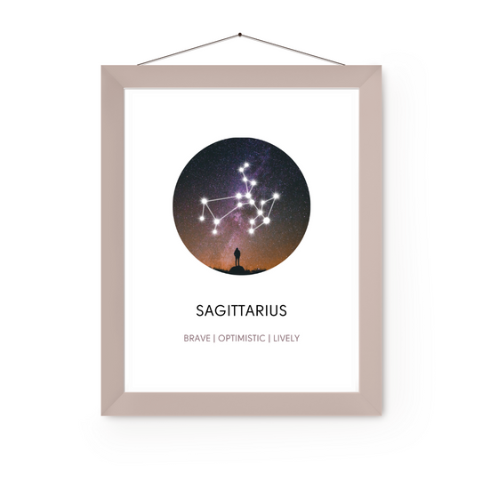 Sagittarius Sign Art Print | Home Decor | Zodiac Art Decor | Room Ideas | Perfect Gift