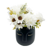 Black Face Ceramic Vase | Flower Arrangement | Modern Decor | Home Decor | Unique Pieces