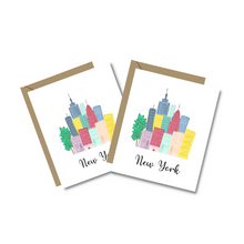  Colorful New York City Card | Greeting Cards | Elegant Cards | Friendship Cards | Travel Gifts