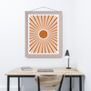 Sunrise Boho Art Print | Home Decor | Minimal Boho Print | Room Ideas | Boho Gallery | Abstract Art