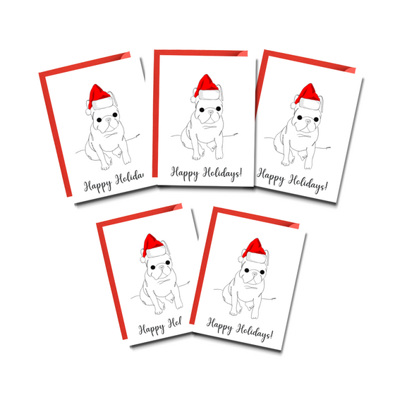 Happy Holidays Card | Christmas Cards | Minimalist Greeting Cards | Funny and Elegant Cards | Holiday Cards
