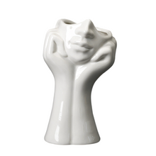  Women Face Ceramic Vase | Flower Arrangement | Modern Decor | Home Decor