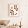 Double Rainbow Boho Art Print | Home Decor | Minimal Boho Print | Room Ideas | Boho Gallery | Abstract Art