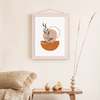 Boho Plants Art Print | Home Decor | Minimal Boho Print | Room Ideas | Boho Gallery | Abstract Art