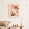 Boho Flowers Art Print | Home Decor | Minimal Boho Print | Room Ideas | Boho Gallery | Abstract Art