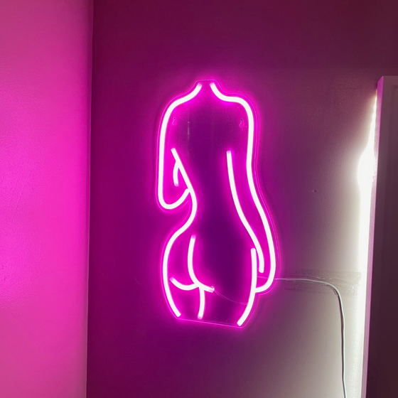 Women Pink Neon Signs | LED Lights | Art Wall Decor | Fun Wall Decor | Room Decor | Creative Spaces