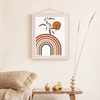 Boho Rainbow Art Print | Home Decor | Minimal Boho Print | Room Ideas | Boho Gallery | Abstract Art