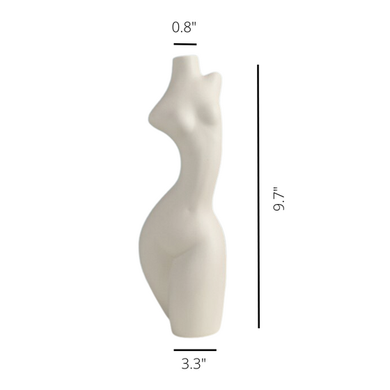 Long Woman Vase | Women Vase | Modern Decor | Elegant Decor