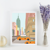New York City Streets Art Print | Home Decor | NYC Lover