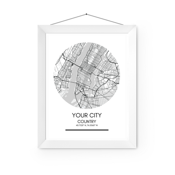 Detroit City Map Print | Poster City Map | Home Decor | 16 Designs Available