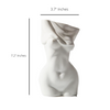 Woman Body Ceramic Vase | Sculpture Vase | Nordic Decor