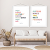 You Light Up Every Room Art Print | Home Decor | Popular Quotes | Room Ideas | Unique Decor | Colorful Prints