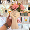 Pink Women Face Ceramic Vase | Flower Arrangement | Modern Decor | Home Decor